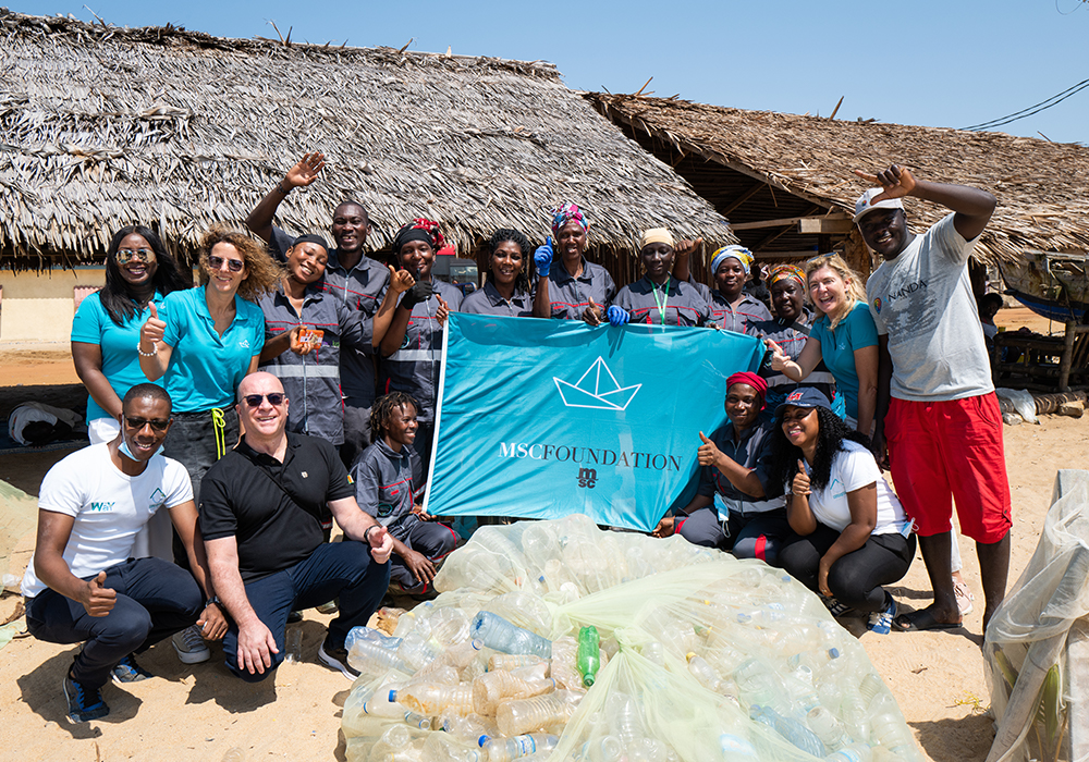 Plastic waste collection Ivory Coast  2022 | MSC Foundation