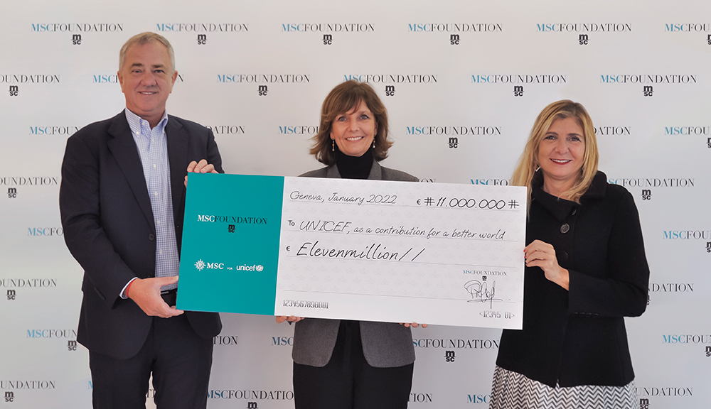 Total donations reach €11 million in January 2022 | MSC Foundation Total donations reach €11 million in January 2022 | MSC Foundation